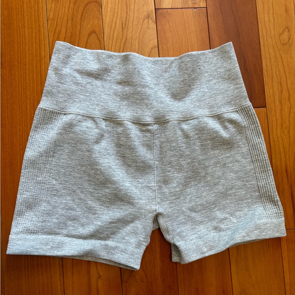 Forever 21 Light Grey Biker Shorts